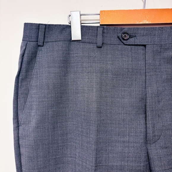 RALPH LAUREN Gray Wool Dress Pants Tailored Office Formal | Size 40 * - Picture 5 of 7